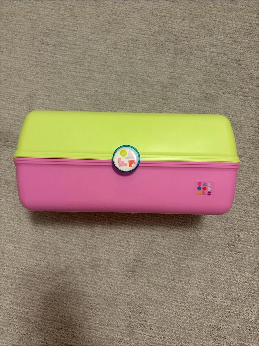 Caboodle XL Ultimate On-The-Go-Girl Lime Green and Pink